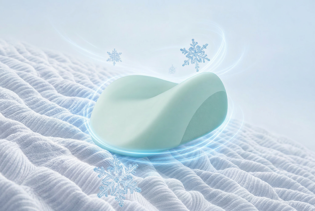 OTO Muchi Massager made with Nylon Spandex - a cool-touch fabric that dries up quickly upon contact with sweat.